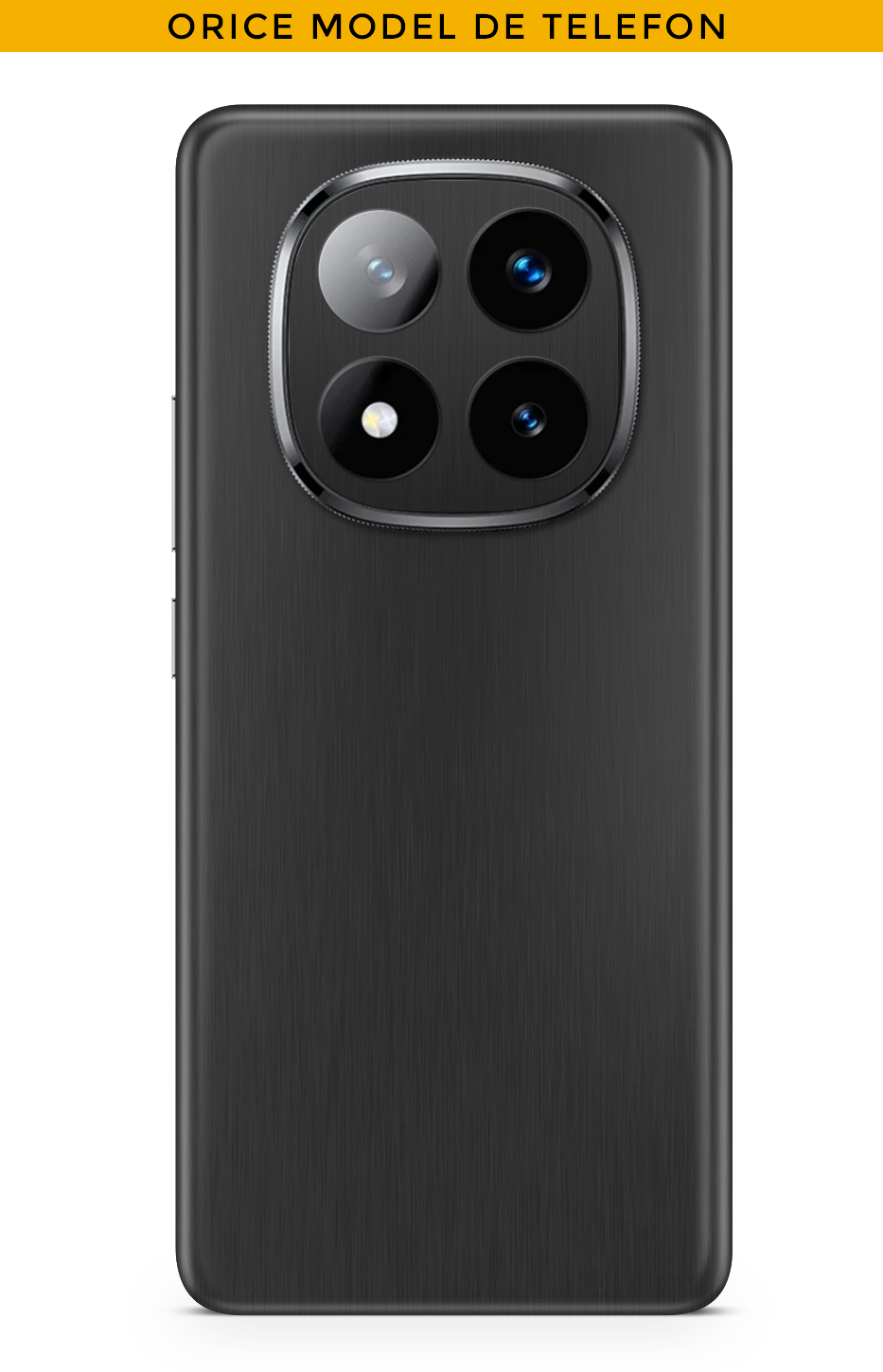 Skin QUALSIASI TELEFONO - Titanio Nero