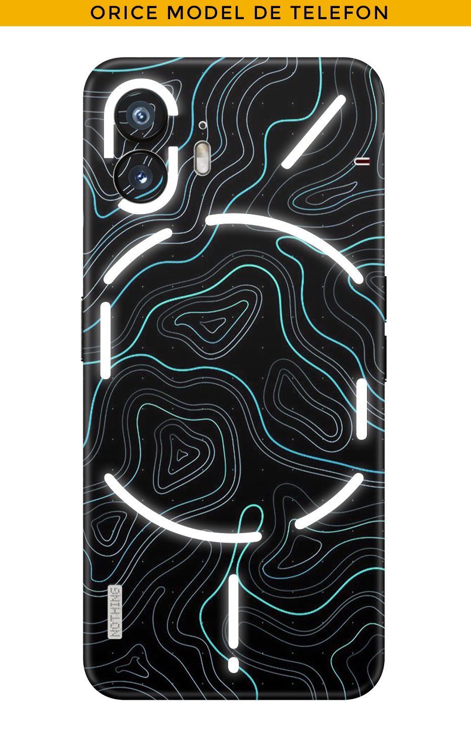 Skin QUALSIASI TELEFONO - Blue Damascus