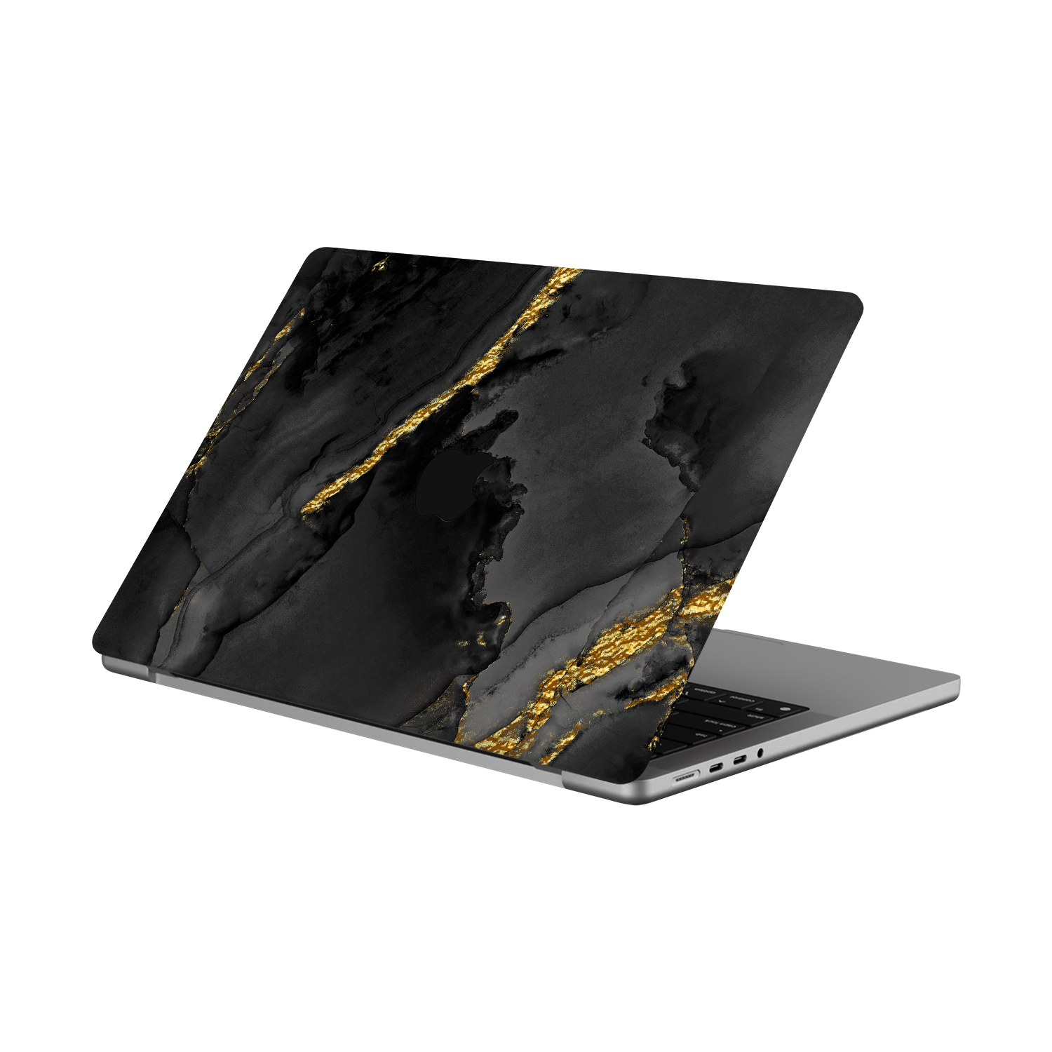 Skin MacBook - Scuro con oro 22k