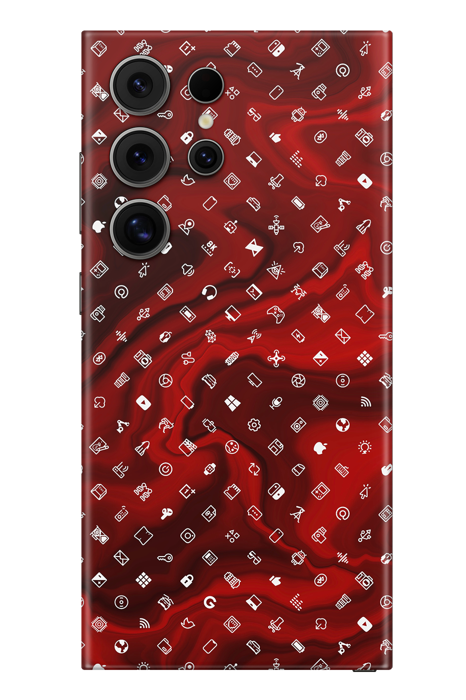 Skin Samsung - Icone Rosse