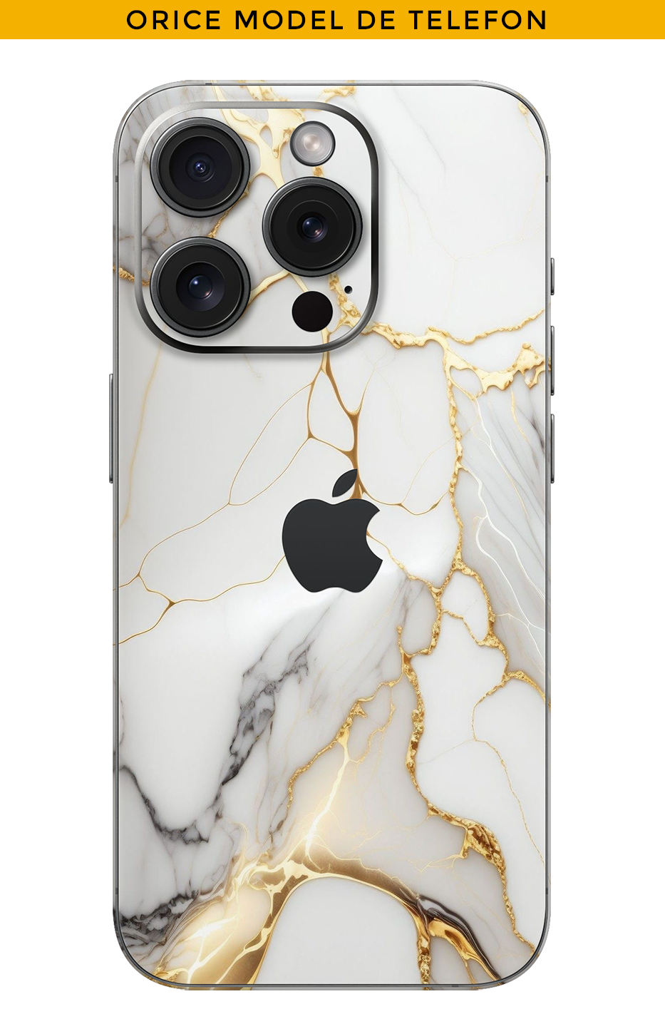 Skin QUALSIASI TELEFONO - Marble Flame