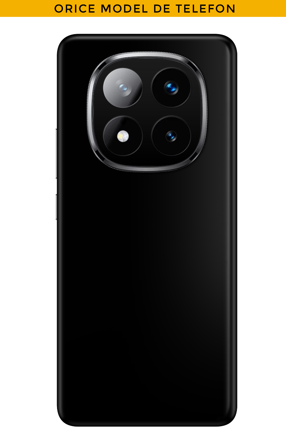 Skin QUALSIASI TELEFONO - Nero Opaco