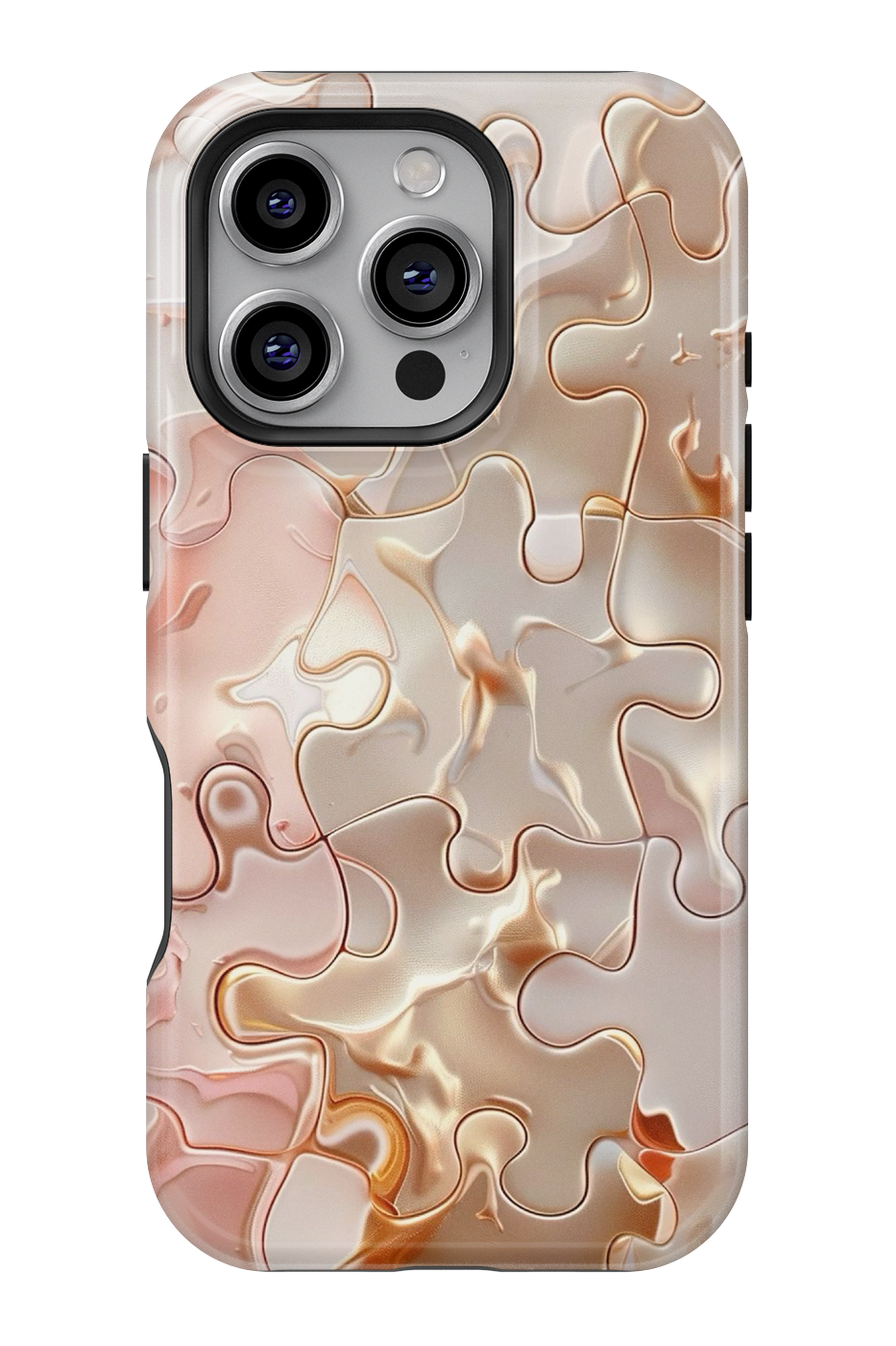 Custodia iPhone - NERO & ORO