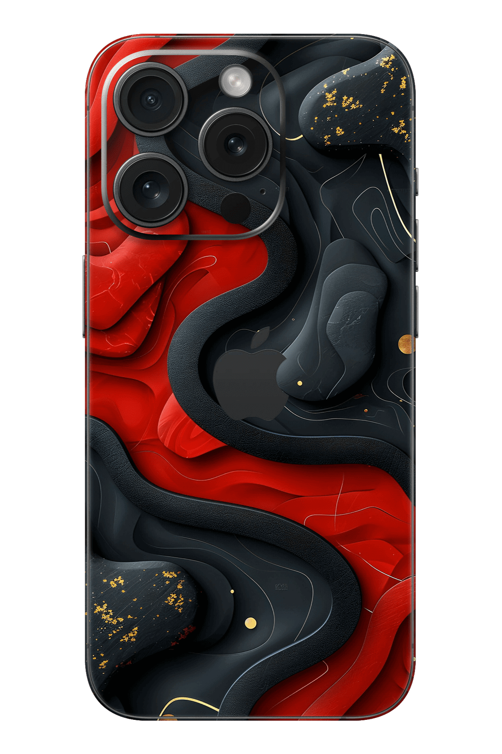 Skin iPhone - Rosso Nero