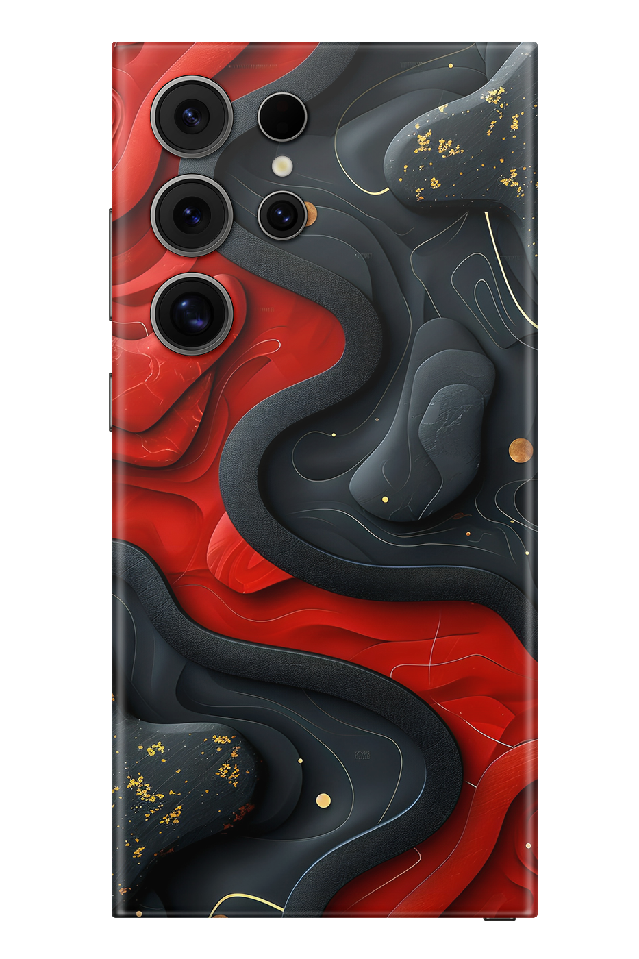 Skin Samsung - Rosso Nero