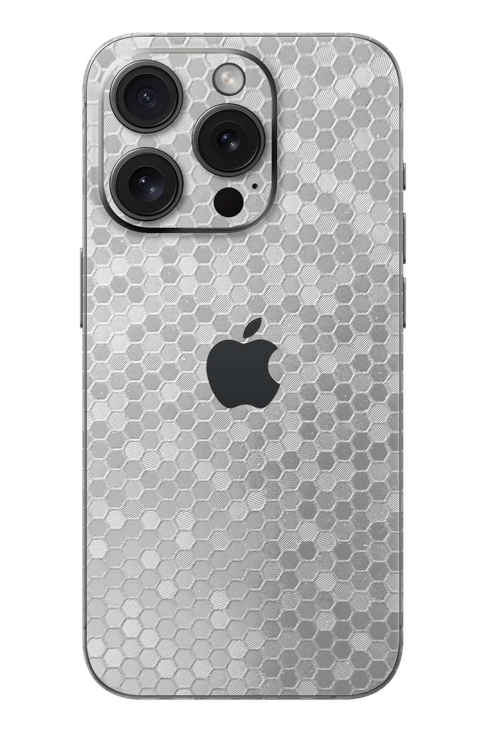 Skin iPhone - Argento Nido d'Ape 3D