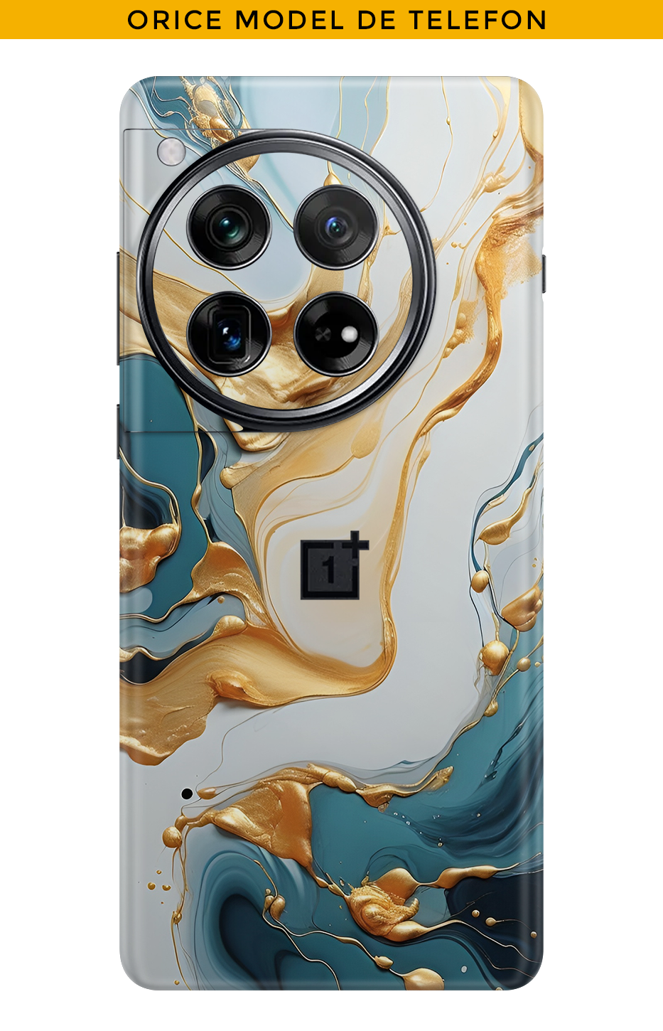 Skin QUALSIASI TELEFONO - Turq Gold