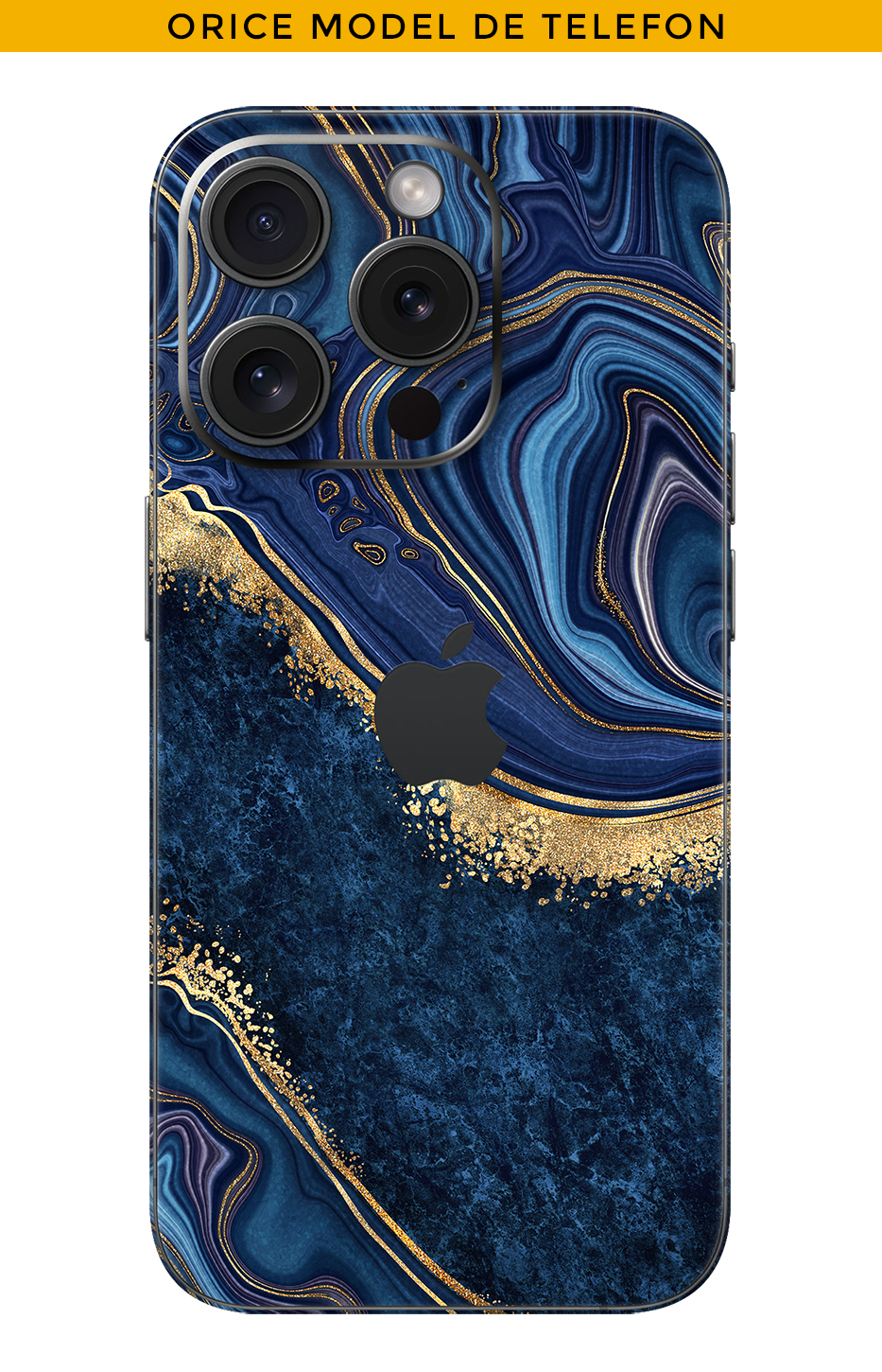 Skin QUALSIASI TELEFONO - Onde con oro 22k