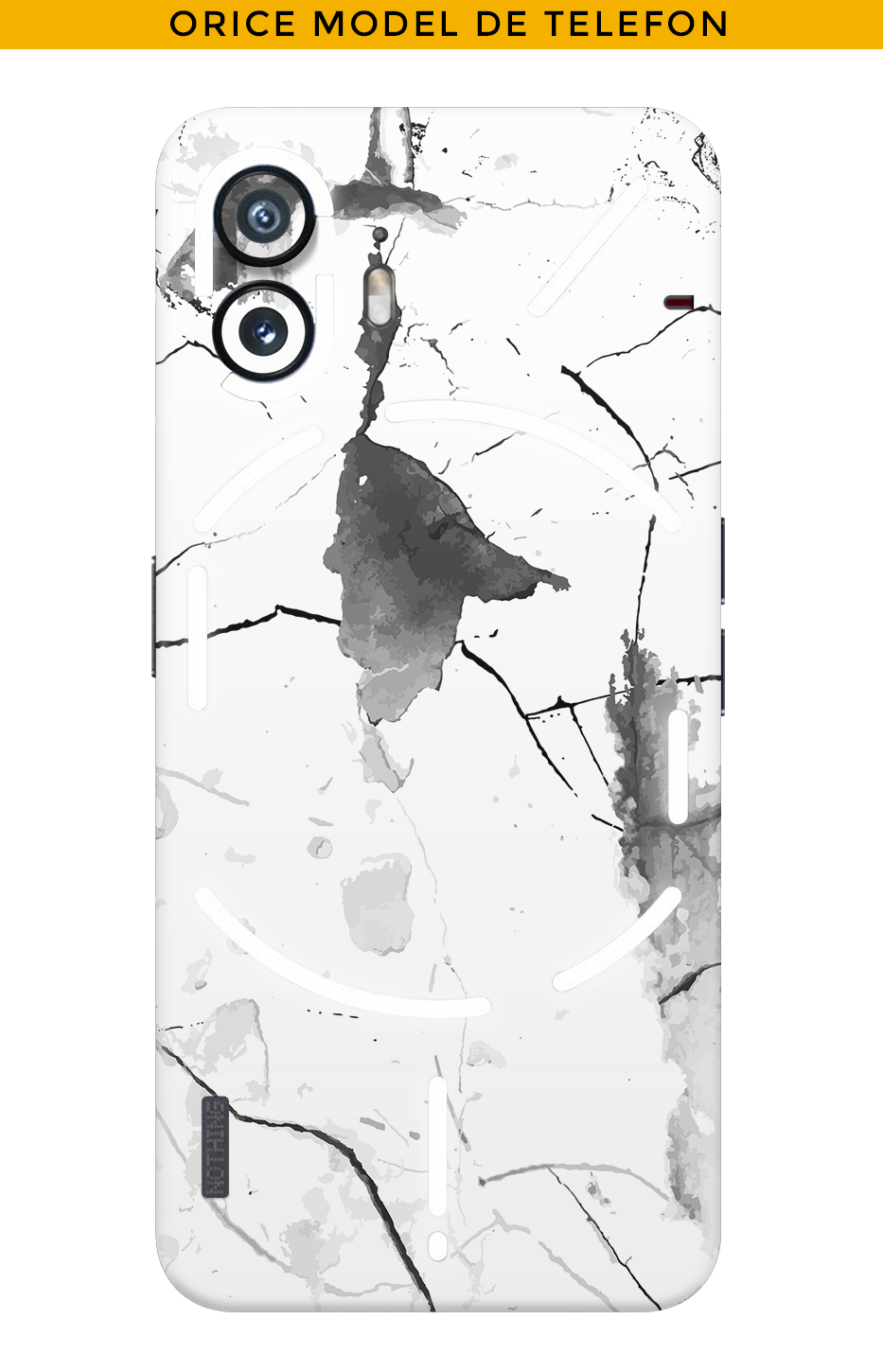 Skin QUALSIASI TELEFONO - Marmo Bianco