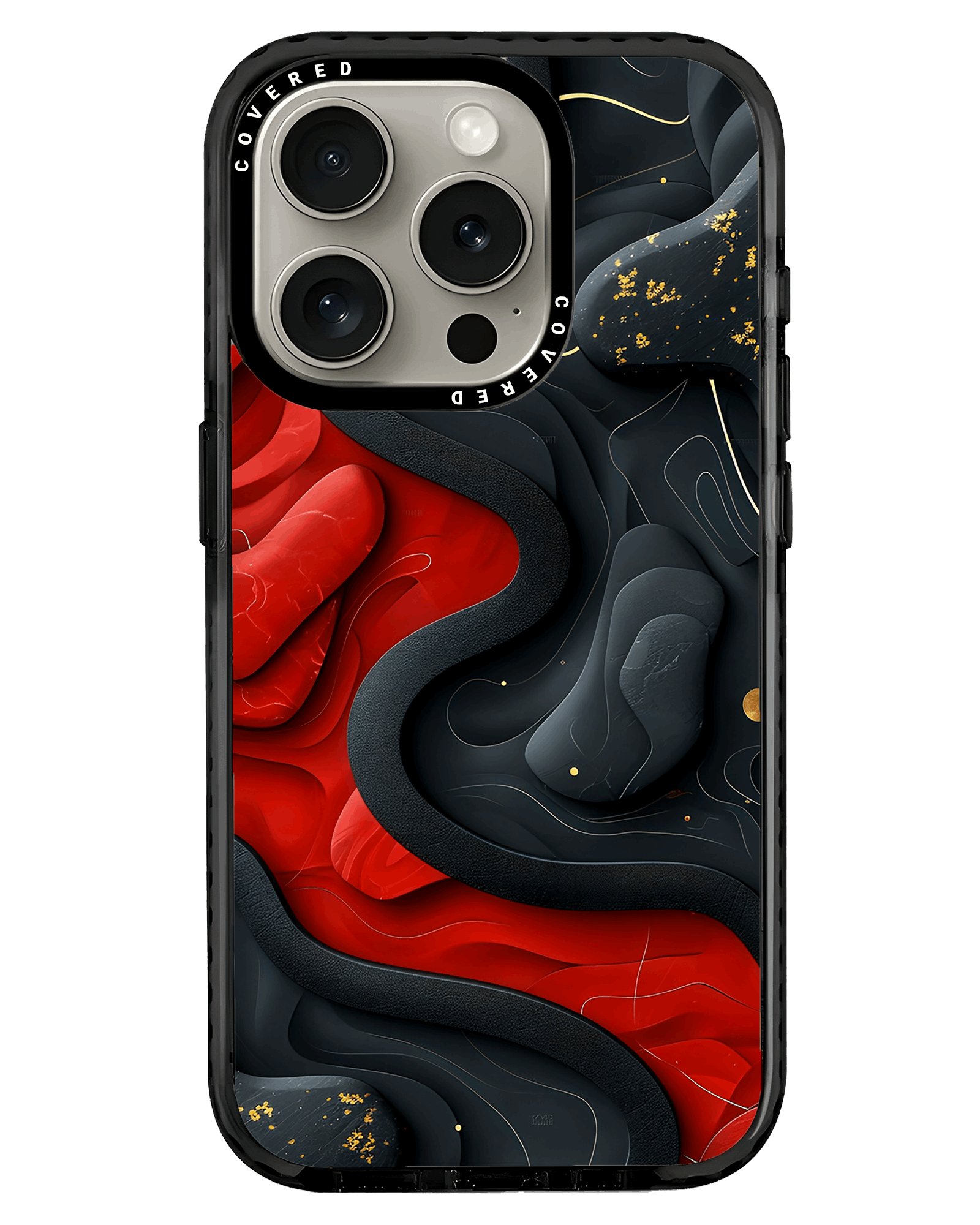 Husa iPhone - RED BLACK
