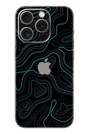 Skin iPhone - Blu Damasc