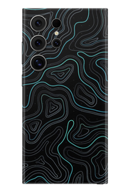 Skin Samsung - Blue Damasc