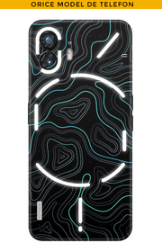 Skin QUALSIASI TELEFONO - Blue Damascus