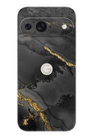 Skin Google Pixel - Nero con oro 22k
