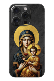Skin iPhone - Vergine Maria con oro 22k