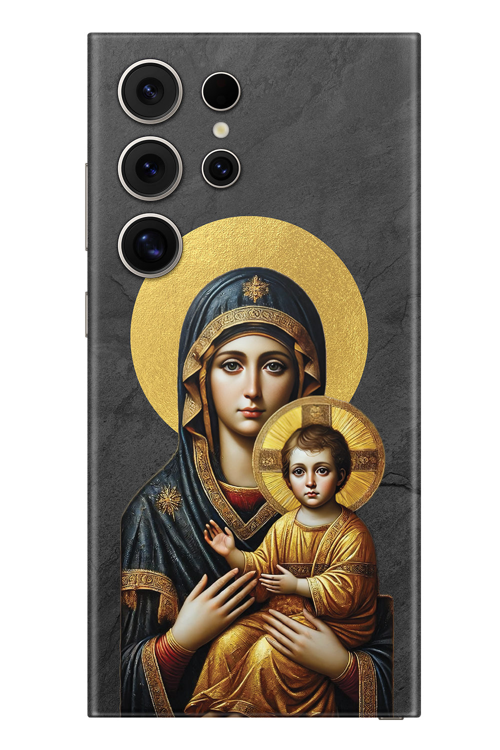 Skin Samsung - VERGINE MARIA con oro 22k