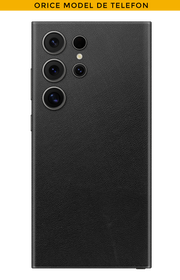 Skin QUALSIASI TELEFONO - Aspetto PELLE Nera