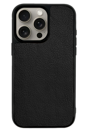 Husa iPhone - PIELE negru
