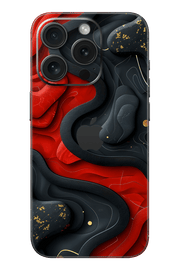 Skin iPhone - Rosso Nero