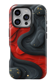 Custodia iPhone - ROSSO NERO