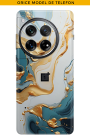 Skin QUALSIASI TELEFONO - Turq Gold