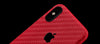 Iphone Skin - Skin IPhone - Carbon Rosu 3D